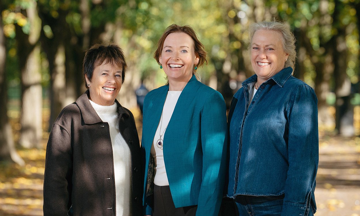 Mette Wegger, Cecilie Hoxmark og Nan Oldereid